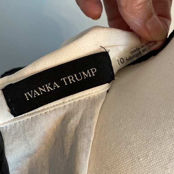 Ivanka Trump black sheath collared dress - Picture 5 of 14